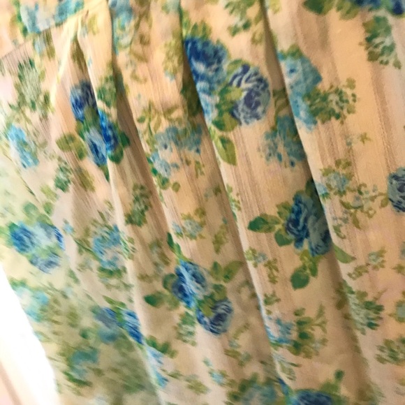 Bobbie Brooks Blue Green Sheer top size med - Picture 6 of 9